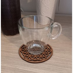 6 Sous verre fleur de vie