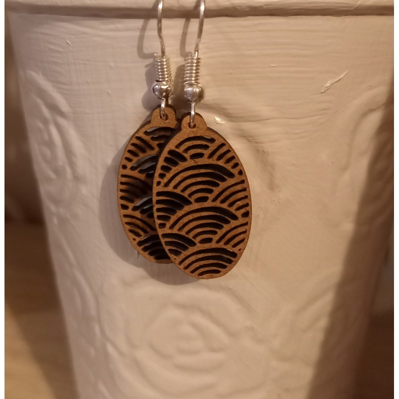 Boucles oreilles arc en ciel