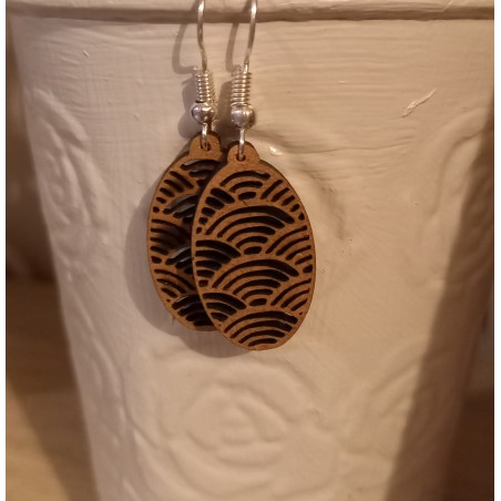 Boucles oreilles arc en ciel