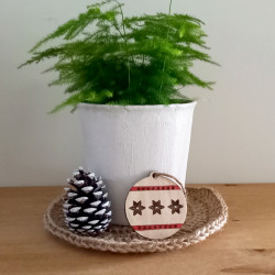 3 Boules de noel étoiles