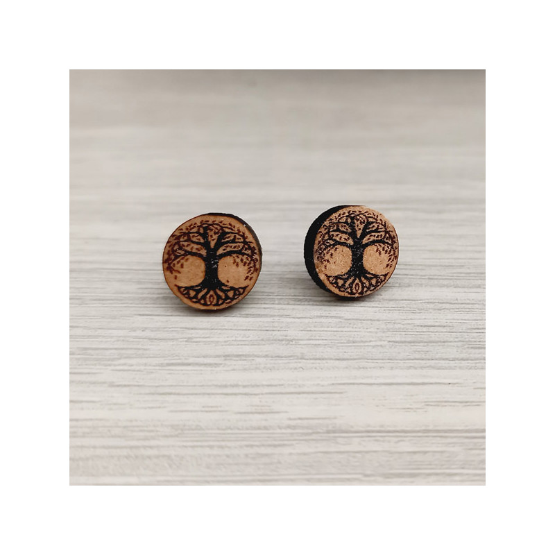Boucle d'oreilles Arbre de vie