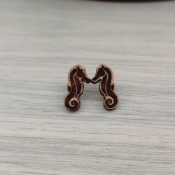 Boucles d'oreilles hippocampe