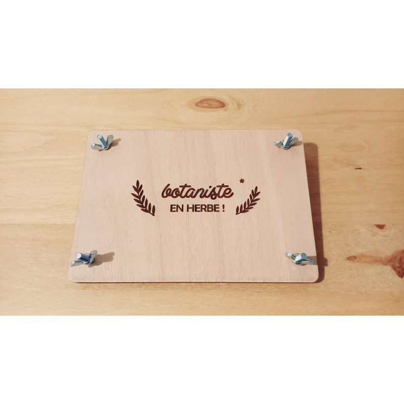 Presse à herbier " botaniste en herbe "